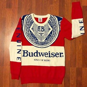 Anheuser Busch Budweiser Spellout knit sweater